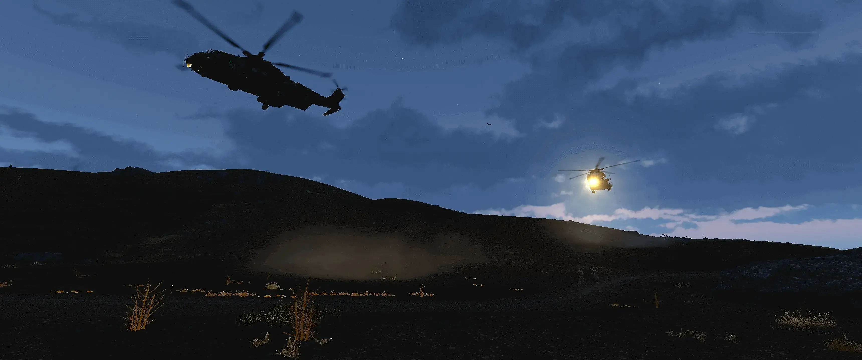 UNITAF members during an operation