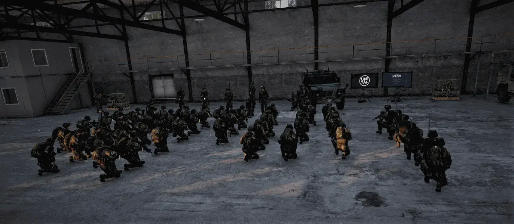 UNITAF members during an operation