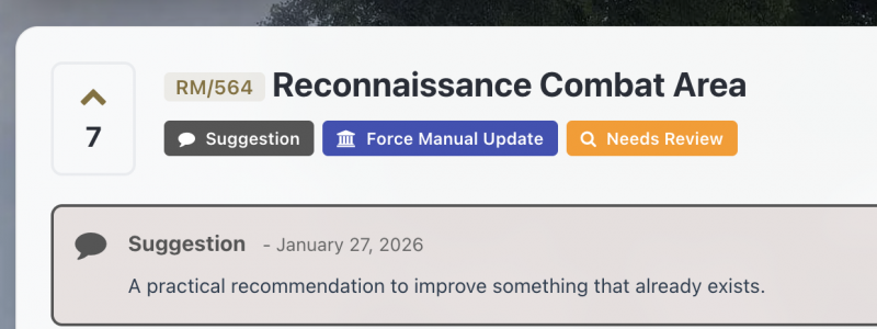 Voting on an item can be done from the item view or the list view, by toggling the upvote icon.