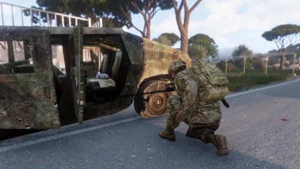 Photograph from Training Exercise 9 - Support FTX