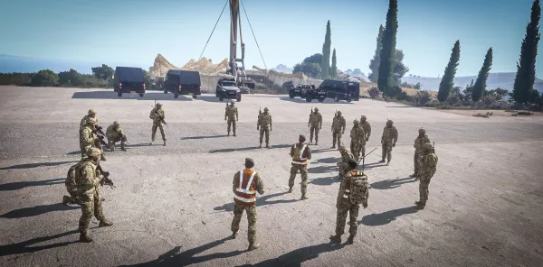 Photograph from Training Exercise 16 - Basic Training FTX