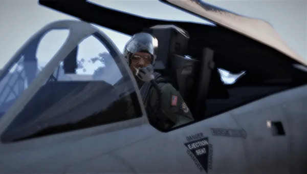 Photograph from Training Exercise 120 - T-III Fixed Wing: F-16 Close Air Support