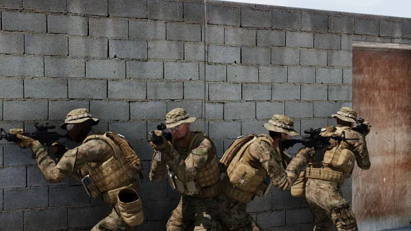 Photograph from Training Exercise 305 - T-I Core Infantry: Structure Clearing