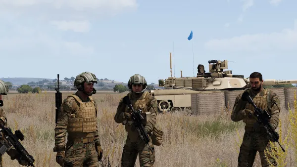 Photograph from Training Exercise 296 - T-III Cavalry: MBTs