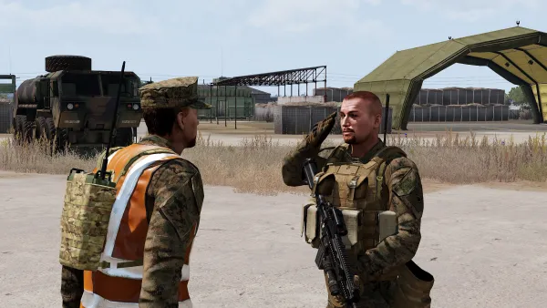 Photograph from Training Exercise 284 - T-II Combat Support: Support Engineers