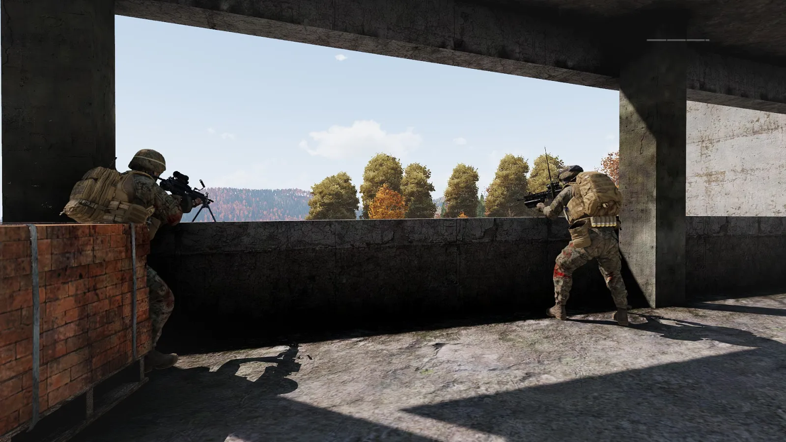 UNITAF members during an operation