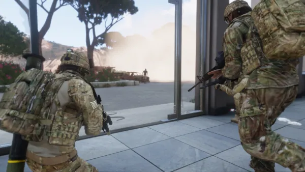 Photograph from Training Exercise 9 - Support FTX