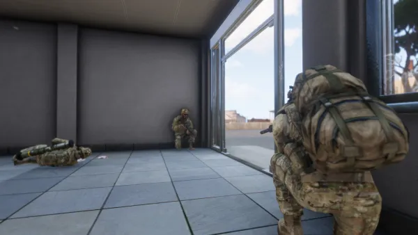 Photograph from Training Exercise 9 - Support FTX