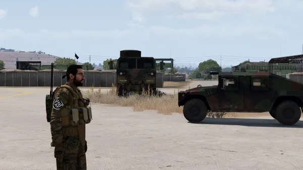 Photograph from Training Exercise 284 - T-II Combat Support: Support Engineers