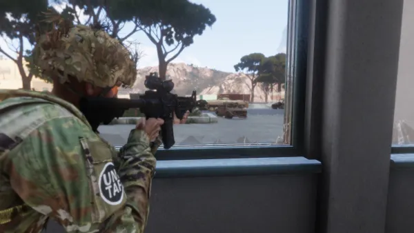 Photograph from Training Exercise 9 - Support FTX
