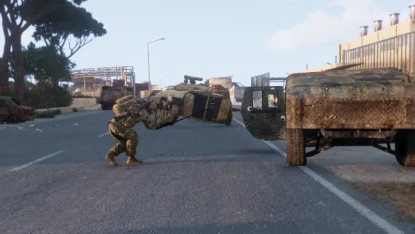 Photograph from Training Exercise 9 - Support FTX