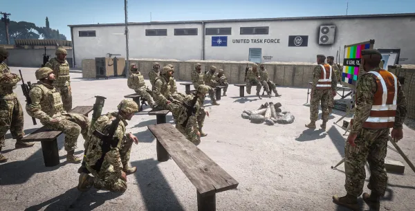 Photograph from Training Exercise 16 - Basic Training FTX