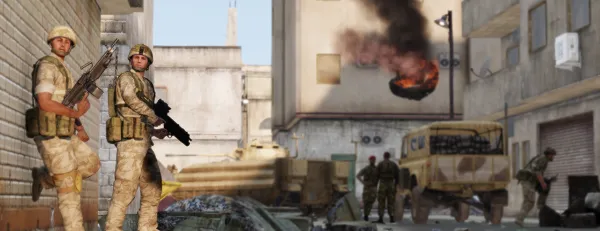 Photograph from Operation Honeybadger (2001) XX - Battle of Basra (Part I)