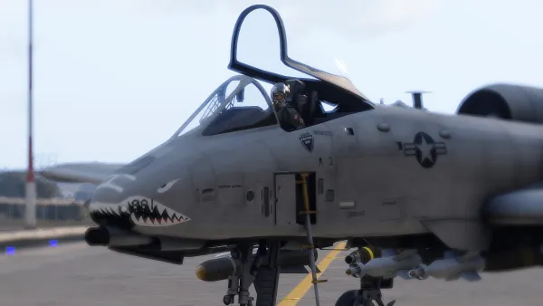 Photograph from Training Exercise 120 - T-III Fixed Wing: F-16 Close Air Support