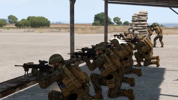 Photograph from Training Exercise 755 - T-I Core Infantry: Skills and Drills