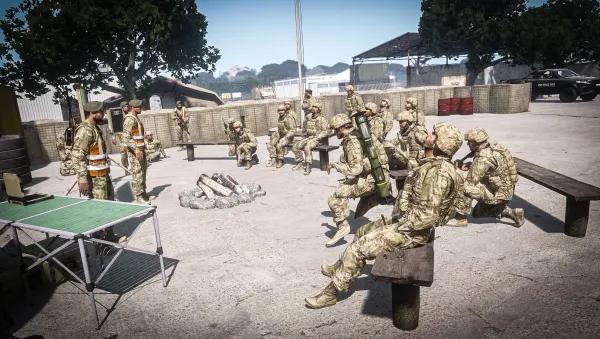 Photograph from Training Exercise 16 - Basic Training FTX