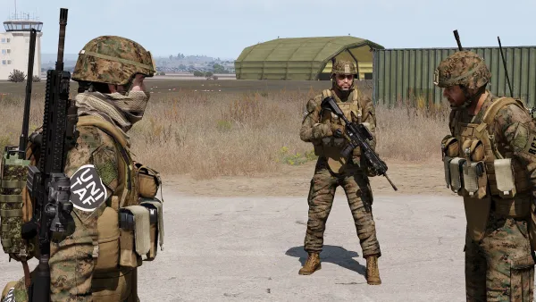 Photograph from Training Exercise 284 - T-II Combat Support: Support Engineers
