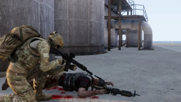 Photograph from Training Exercise 9 - Support FTX