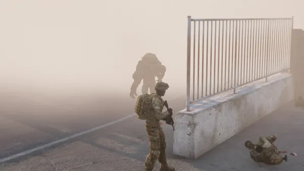 Photograph from Training Exercise 9 - Support FTX