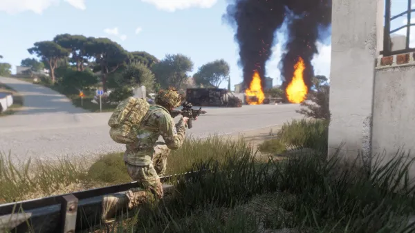 Photograph from Training Exercise 9 - Support FTX