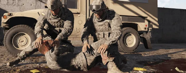 Photograph from Training Exercise 132 - T-I Medical Procedures