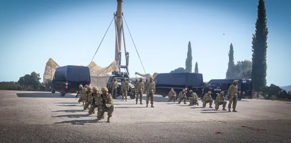 Photograph from Training Exercise 16 - Basic Training FTX