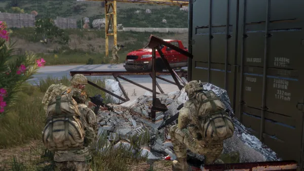 Photograph from Training Exercise 9 - Support FTX