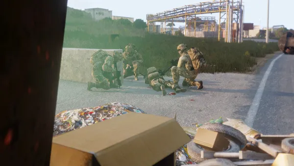 Photograph from Training Exercise 9 - Support FTX