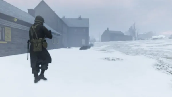 Photograph from Operation Giantsbane (1940s) XLIX - Battle of the Bulge - Foy