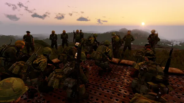 Photograph from Operation Panther (1969) VI - Va Cang Ridge
