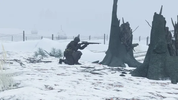 Photograph from Operation Giantsbane (1940s) XLIX - Battle of the Bulge - Foy