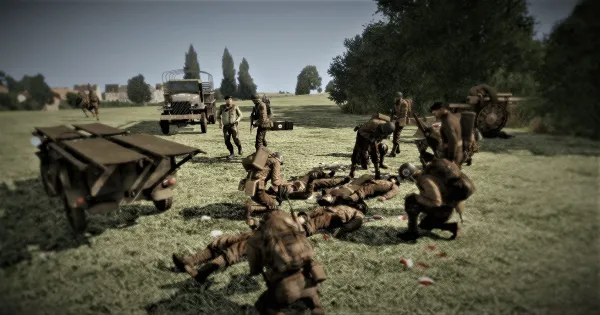 Photograph from Operation Giantsbane (1940s) VI - Collville Offensive