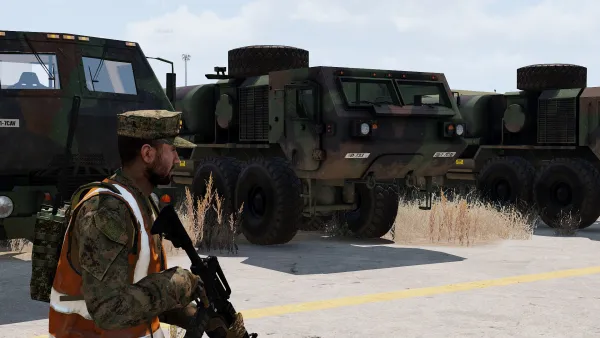 Photograph from Training Exercise 284 - T-II Combat Support: Support Engineers