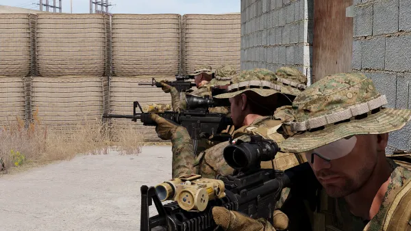 Photograph from Training Exercise 305 - T-I Core Infantry: Structure Clearing
