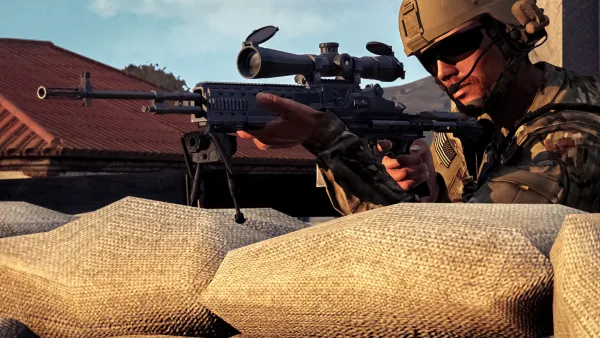 Photograph from Training Exercise 634 - T-I Marksmanship: Squad Designated Marksman