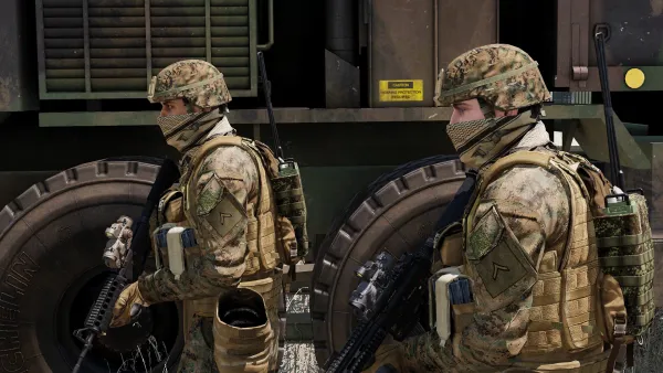 Photograph from Training Exercise 284 - T-II Combat Support: Support Engineers
