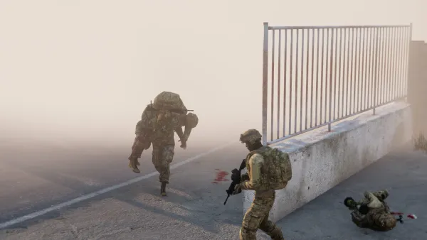 Photograph from Training Exercise 9 - Support FTX