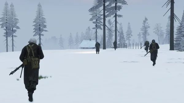 Photograph from Operation Giantsbane (1940s) XLIX - Battle of the Bulge - Foy