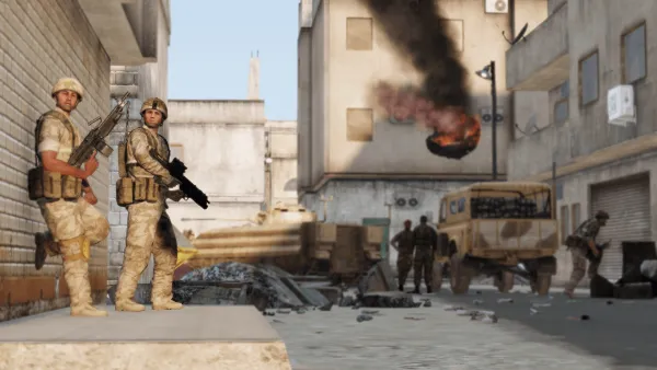 Photograph from Operation Honeybadger (2001) XX - Battle of Basra (Part I)