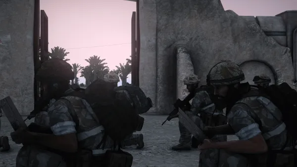 Photograph from Operation Honeybadger (2001) XXXII - Battle of Basra (Part IV: Bravo Platoon)