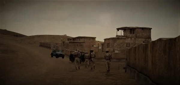 Photograph from Operation Enduring Freedom (2009) XVI - Keeping the Peace